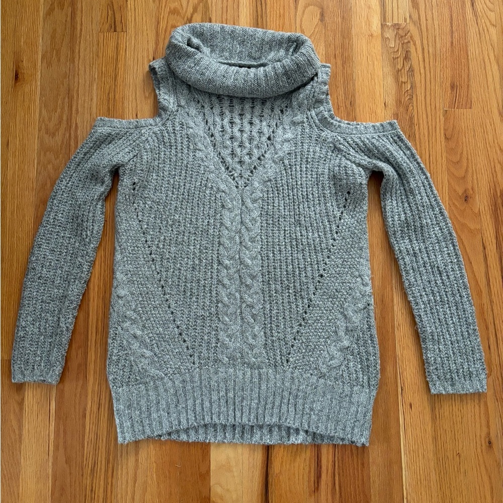 Almost Famous Cold Shoulder Sweater